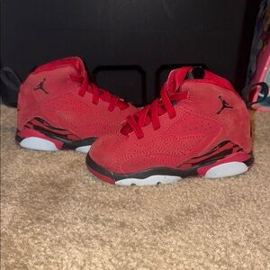 Jordan Kids Sneakers in Red and Black